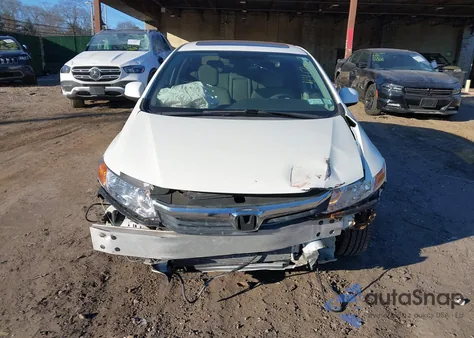 2012 Honda Civic Ex z USA, uszkodzony, nr VIN 19XFB2F86CE311019